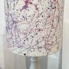 Made By Mabel handmade pollock inspired lampshade